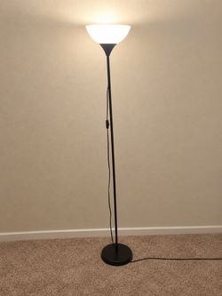 Floor Lamp with White Shade – $5 ea