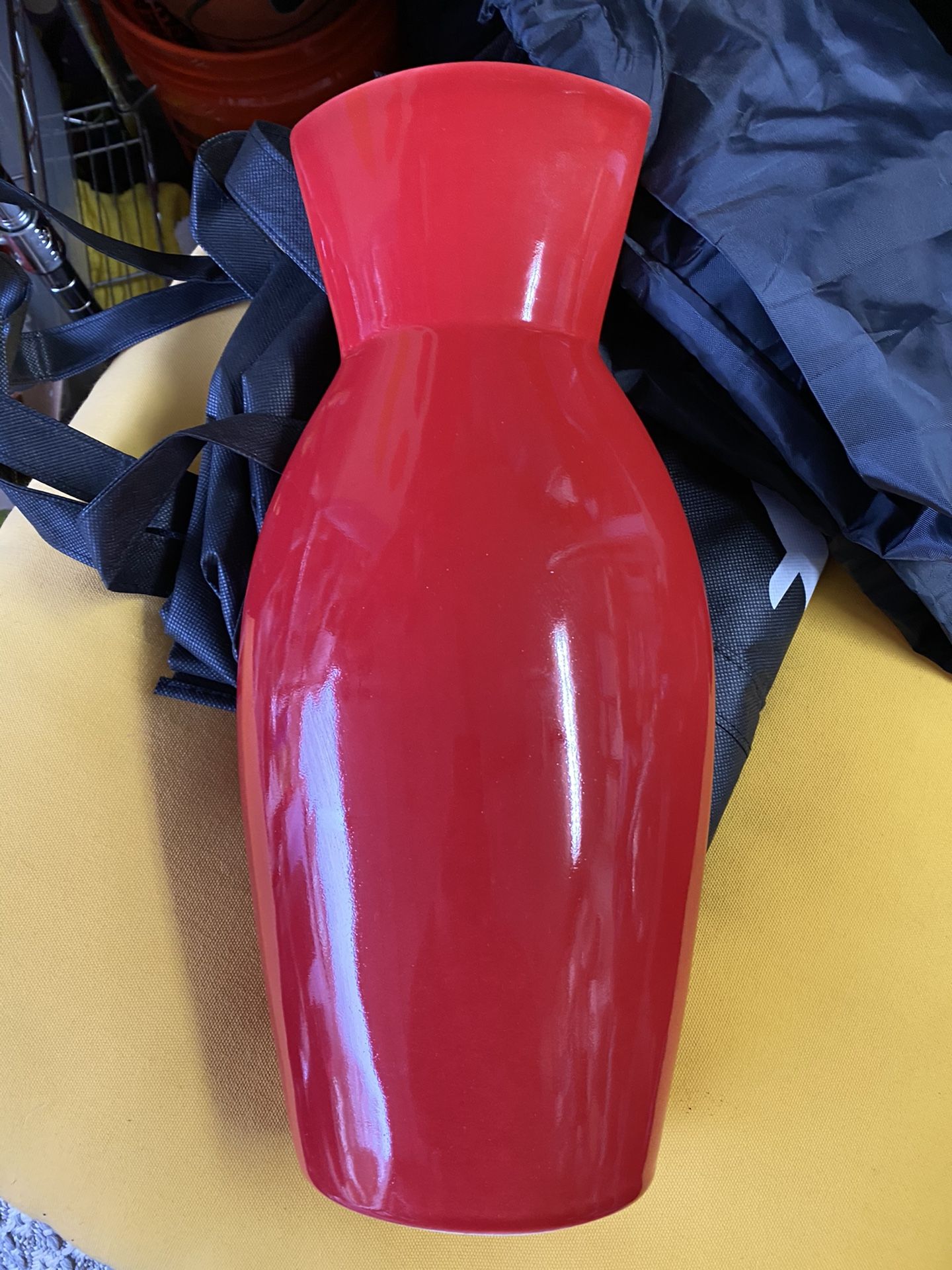 Beautiful red vase