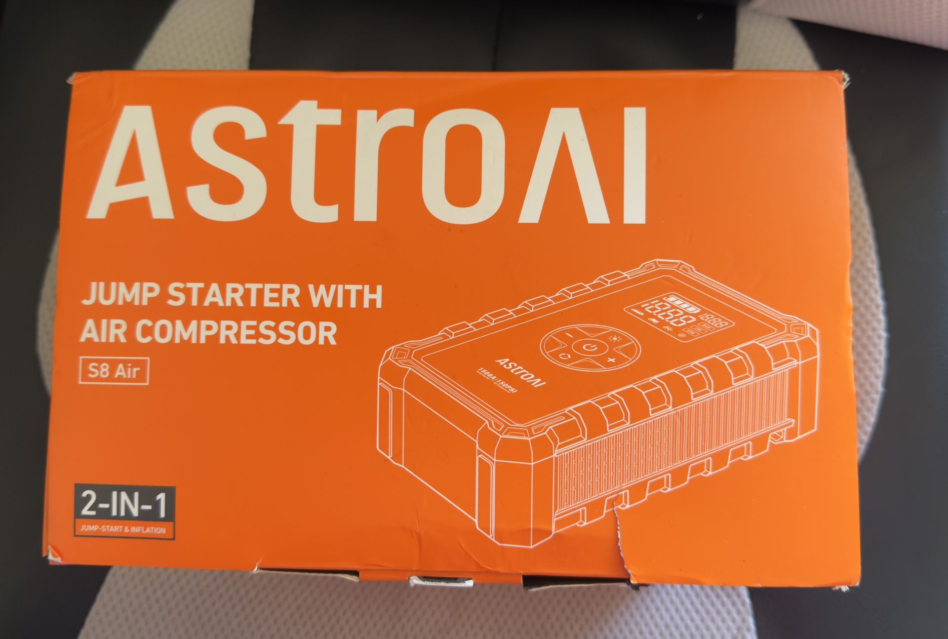 Jump Starter With Air Compressor