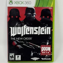 Xbox 360 Wolfenstein: The New Order (Microsoft Xbox 360, 2014) CIB Complete