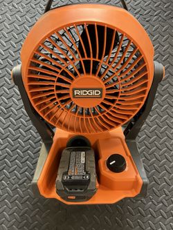 Cordless RIDGID Fan
