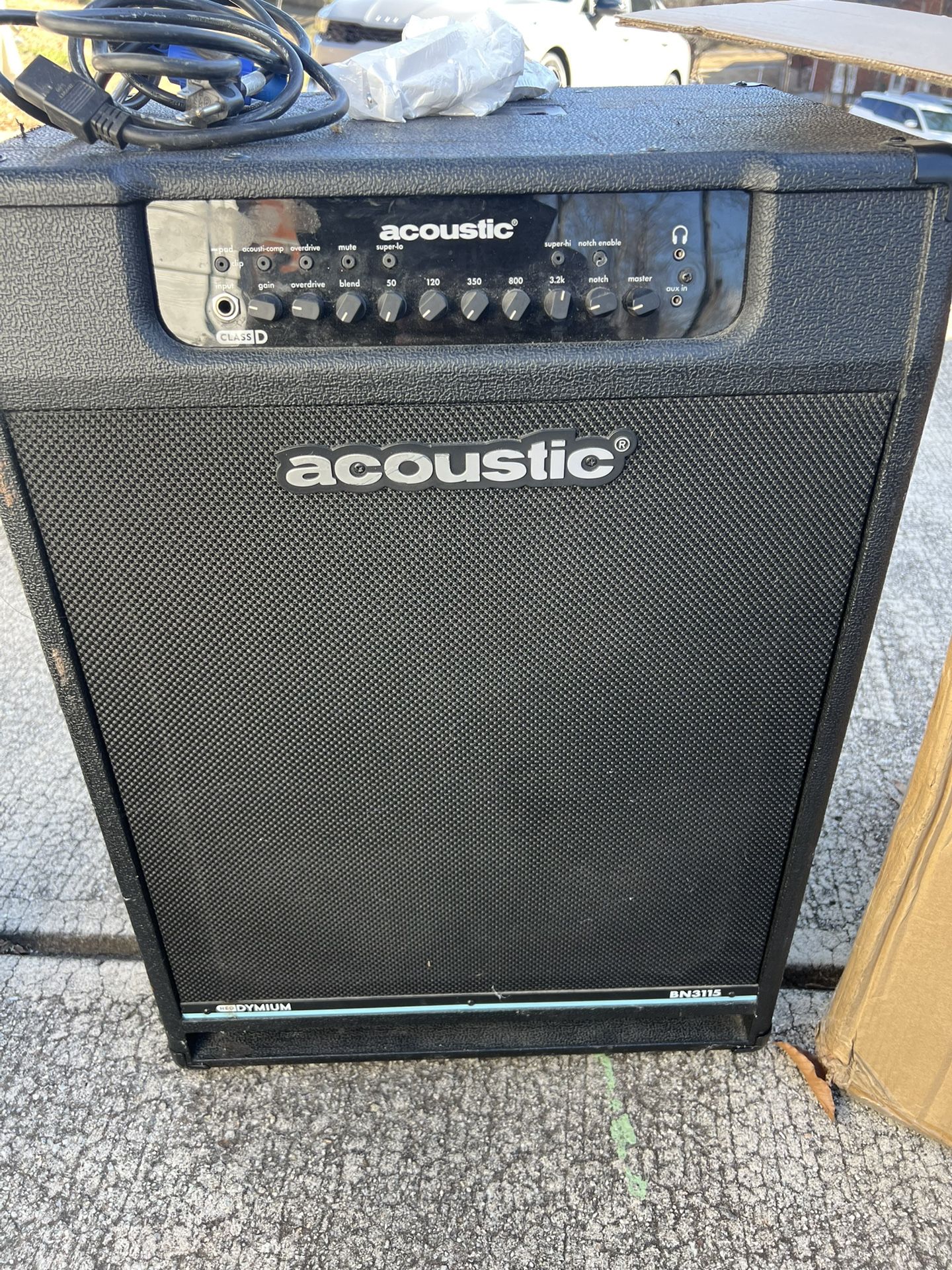 Acoustic BN3115 1x15" 300-Watt Bass Combo 2010s - Black