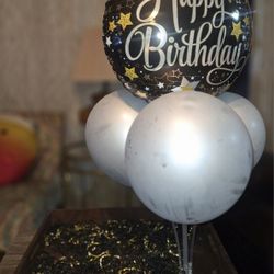 Tray And Balloons $10you Can Change Out Balloons,used