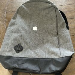 Backpack With Apple Logo