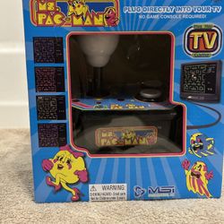Ms. PAC Man Plug In To Tv Game