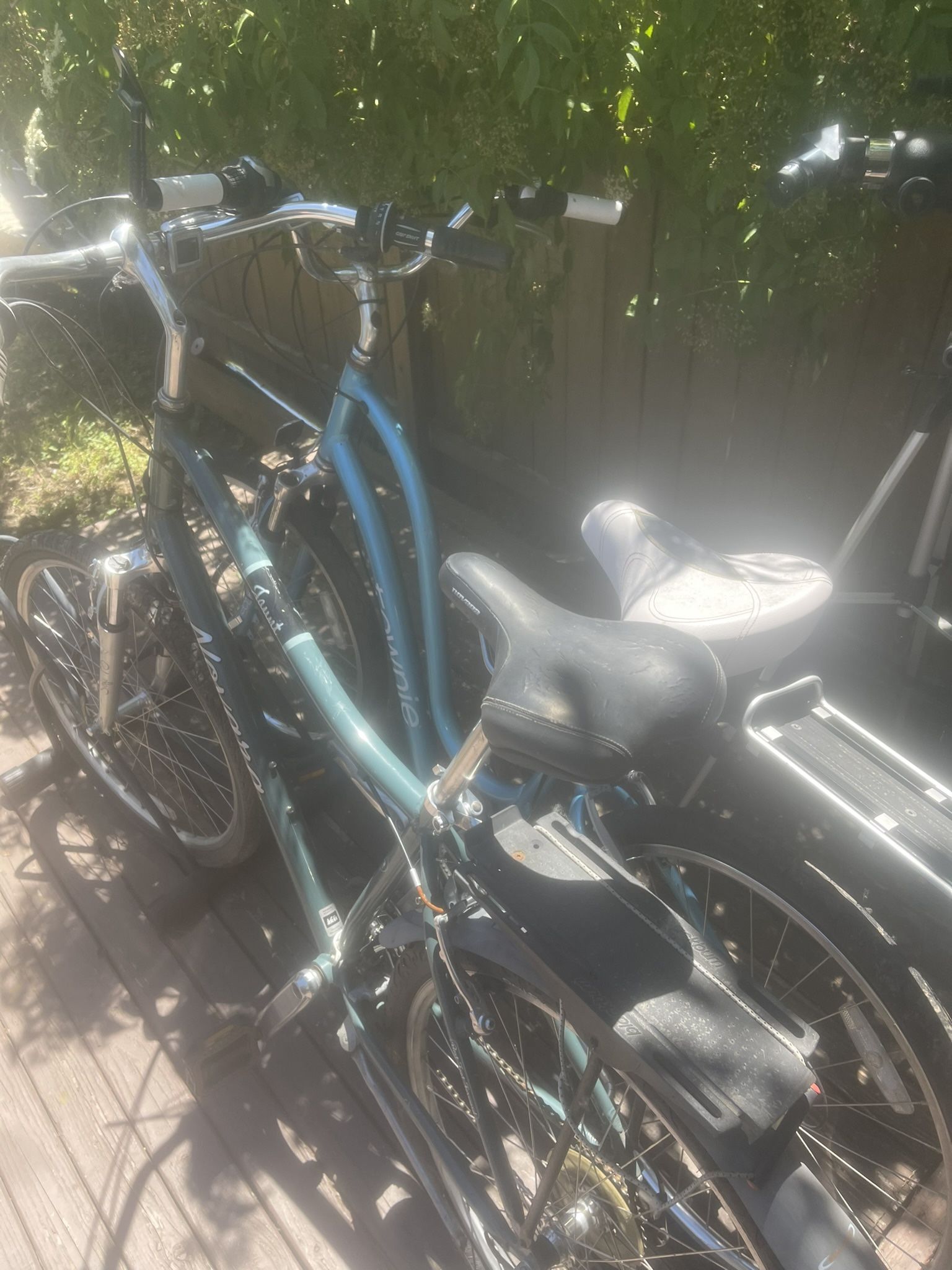 Two Cruiser Bikes, Gently Used-One Digital Organizer- Brand, New Rowing Machine Inbox-And King Tuft And Needle Mattress Topper