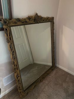 Painted Ironwood Custom Mirror