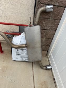 Vw Gti Stainless Steel Car Muffler with Exhaust Pipes
