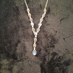 Blue Dress up Necklace
