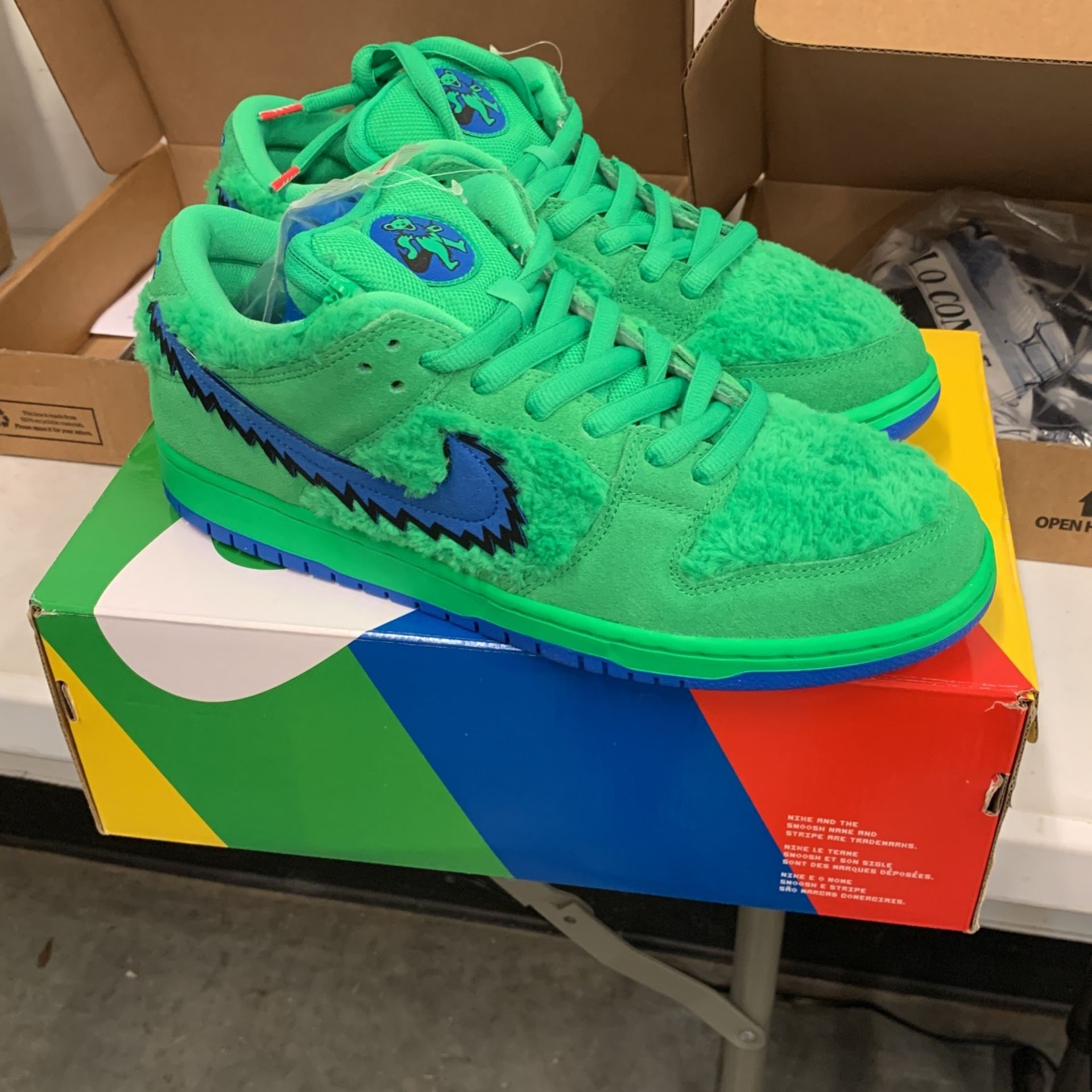 Nike Sb Dunk low Grateful Dead Bears Green
