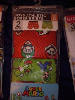 Mario Brothers Undies