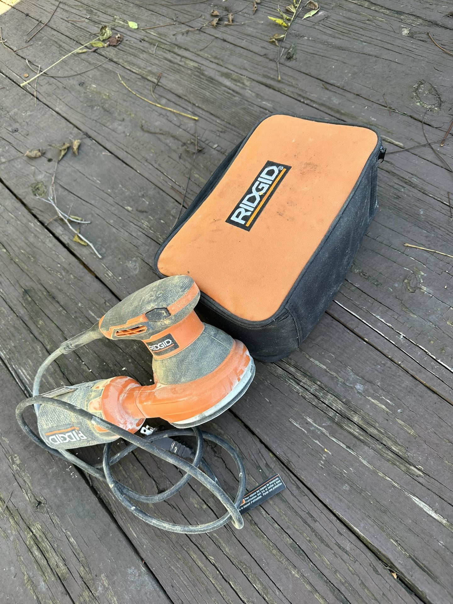 Ridgid Orbital Sander