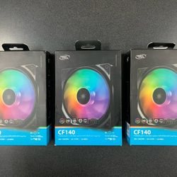 New Deep Cool CF 140 Case Fans ( Unopened)