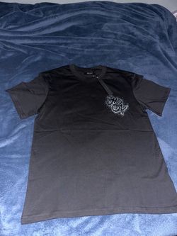 Amiri Black T-Shirt with Crystal Logo