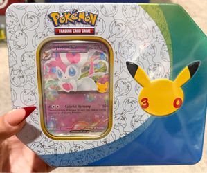 Pokemon 30th celebration Sylveon Ex Tin