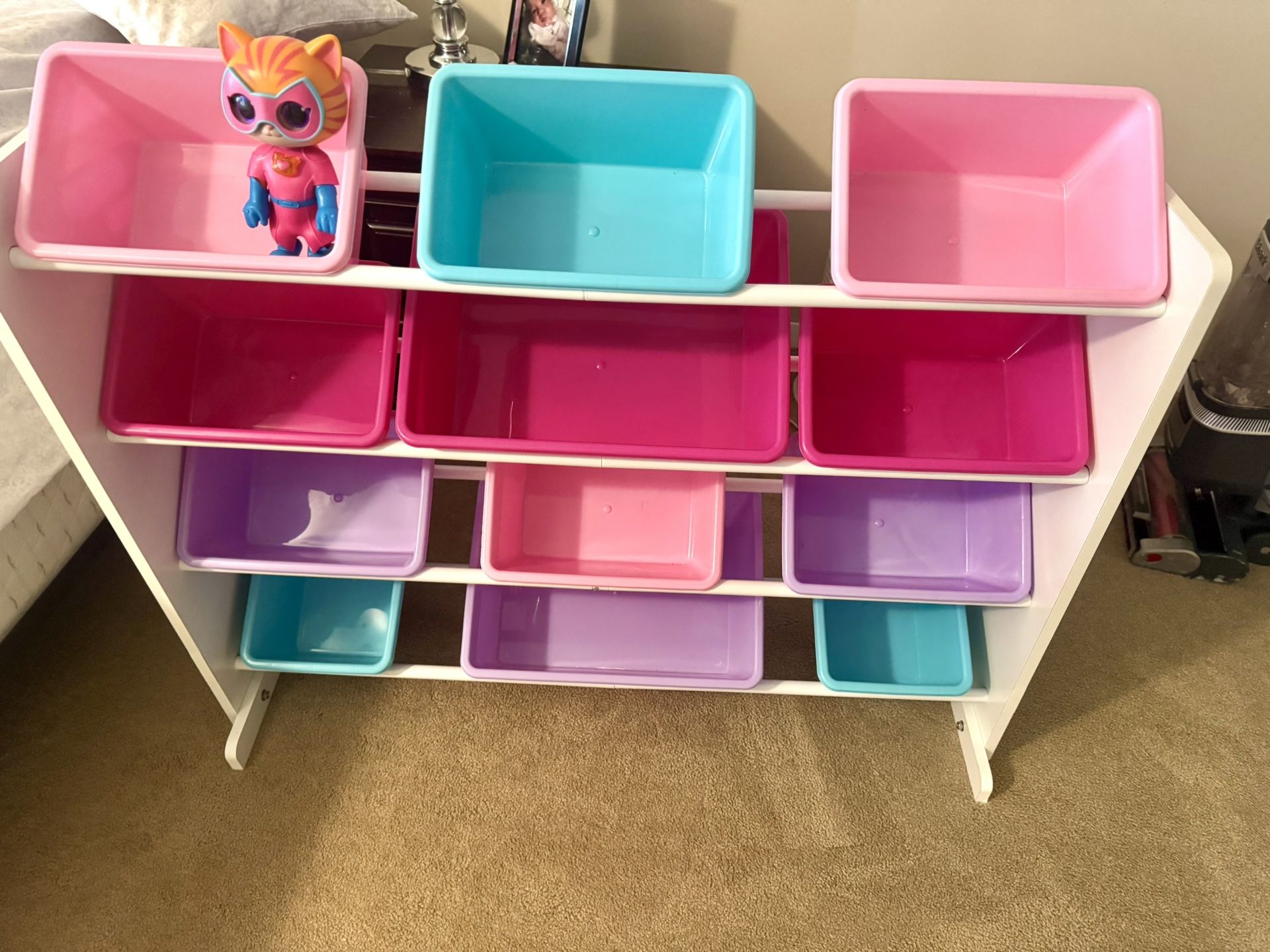 Toy Organizer with Bins