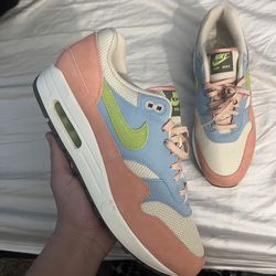Air max 1 light madder root worn.