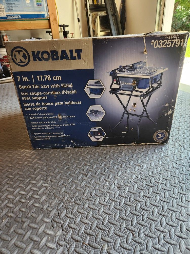 Kobalt Tile Saw - Make Offer