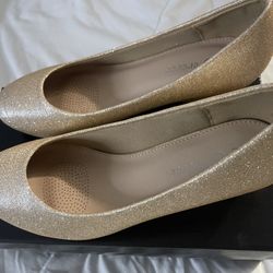 champagne heels