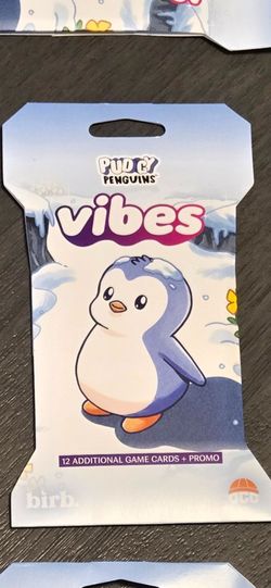 Vibes TCG Pudgy Penguins Series 3 Booster Pack + Promo New Sealed