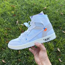 Jordan 1 Off White - Virgil Abloh Alaska - 10.5 Men