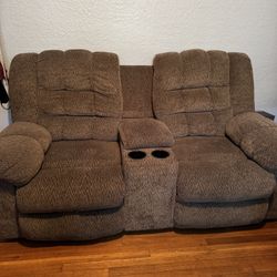double loveseat recliner 