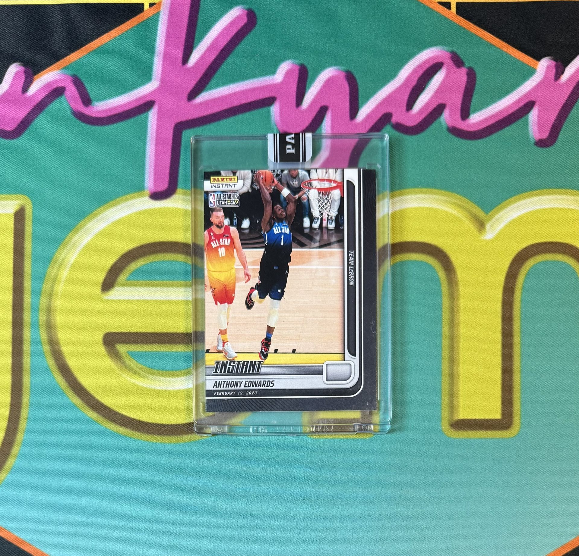 Sealed Anthony Edwards Panini Black True 1/1!