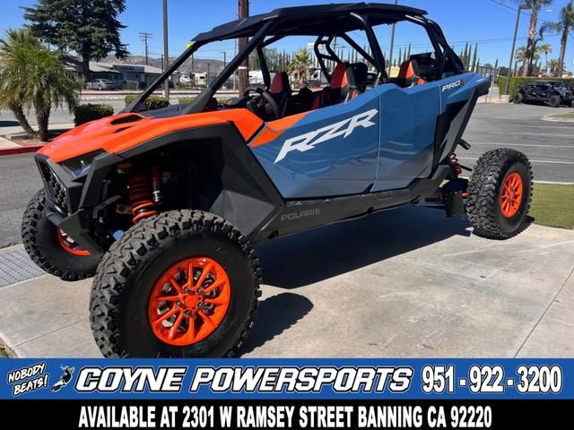 2025 Polaris Rzr Pro S 4 Ultimate Orange Burst Zenith Blue
