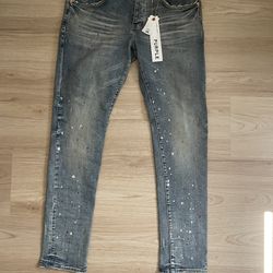 Purple jeans