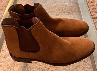 Steve Madden WGLORY-051 Men's Taupe Suede Chelsea Boots Size 9 NEW