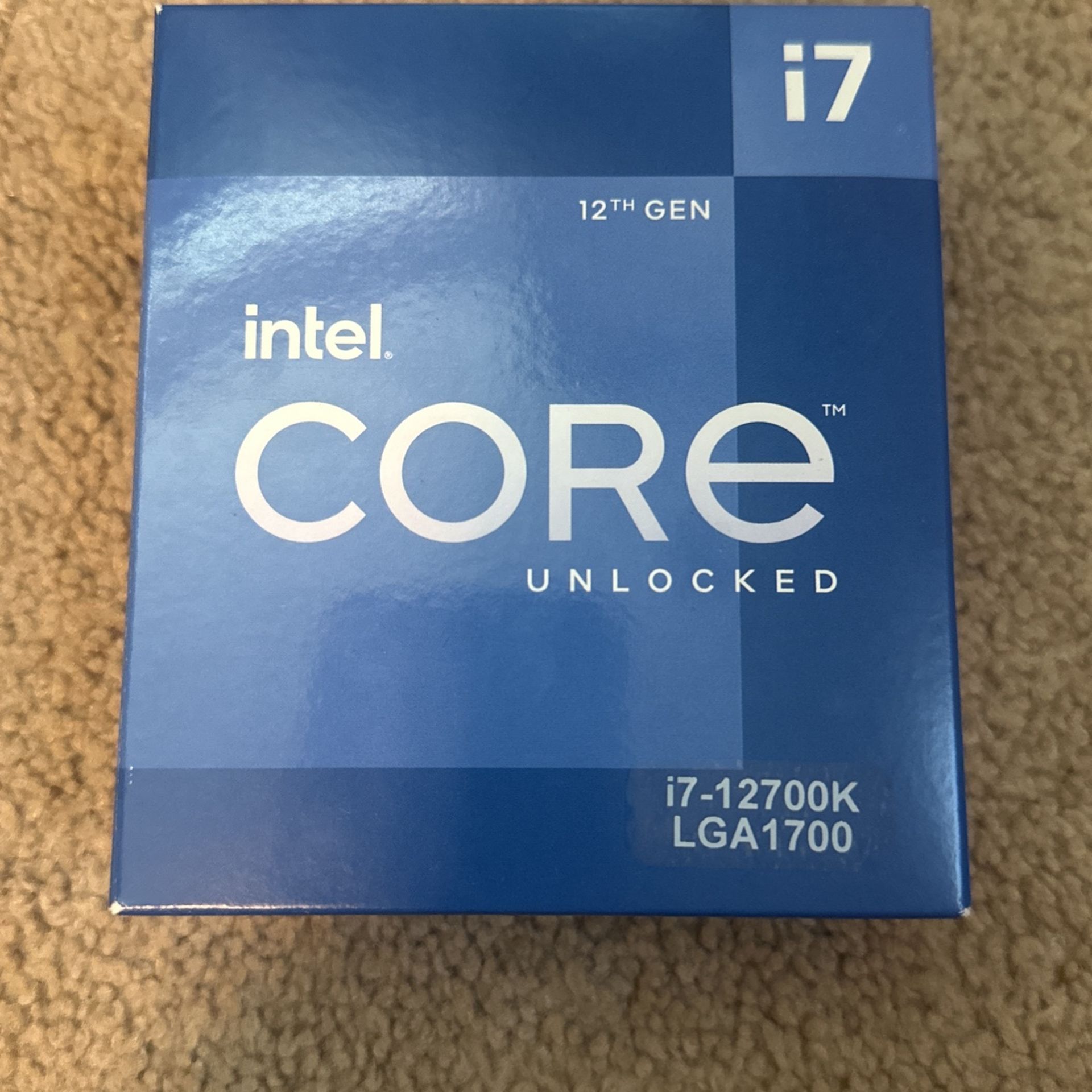 intel Core I7 12700k Lga1700