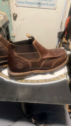Georgia Boot  men’s steel toe, slip on. 11 1/2
