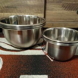 New Stainless Steel Mixing Bowls 