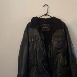 Leather Jacket Size XL