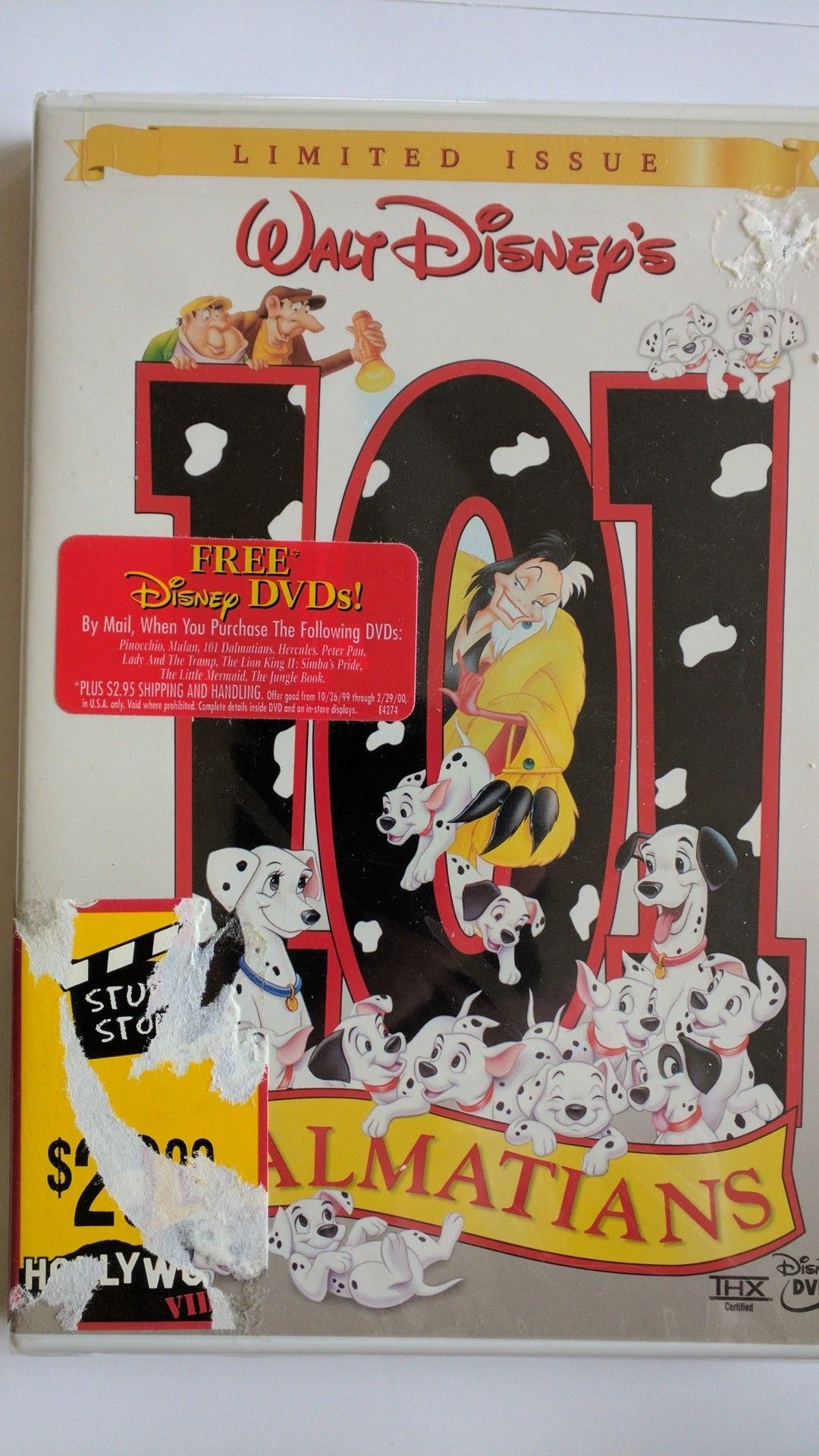 New DISNEY'S 101 DALMATIONS DVD