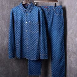 Gucci Denim Set Size XL