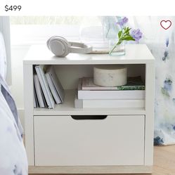 West elm night stand  22" wide x 16.5" deep x 20" high