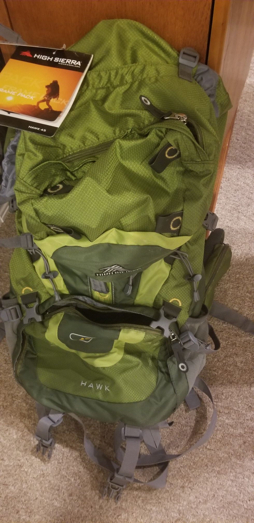 Brand New High Sierra 45L Hiking Backpack