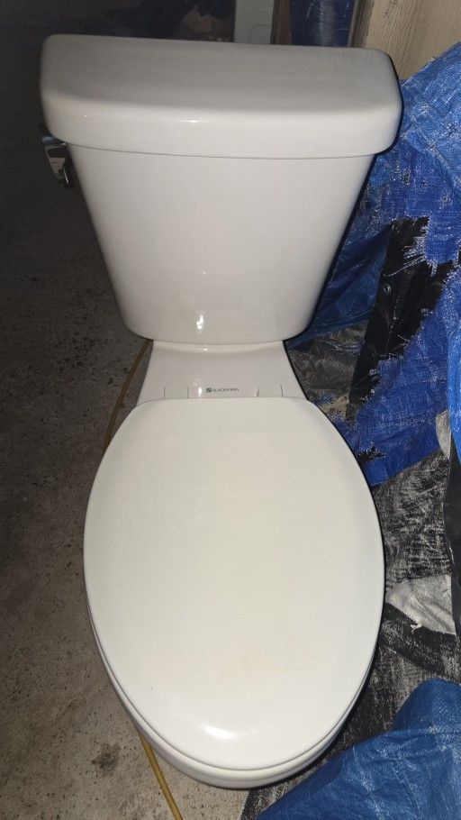 Toilet/Taza de ban̈o (en perfecto estado; no quebrado listo para Poner