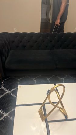 Black couch