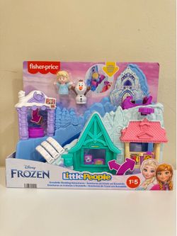 Little people frozen Arendelle sledding adventures