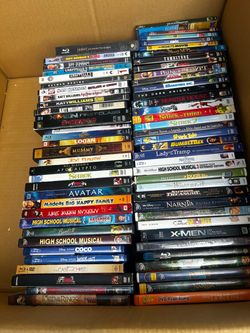 67 Disney action and other DVDs and blu ray some sealed
