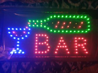 NEON FLASHING BAR LIGHT 