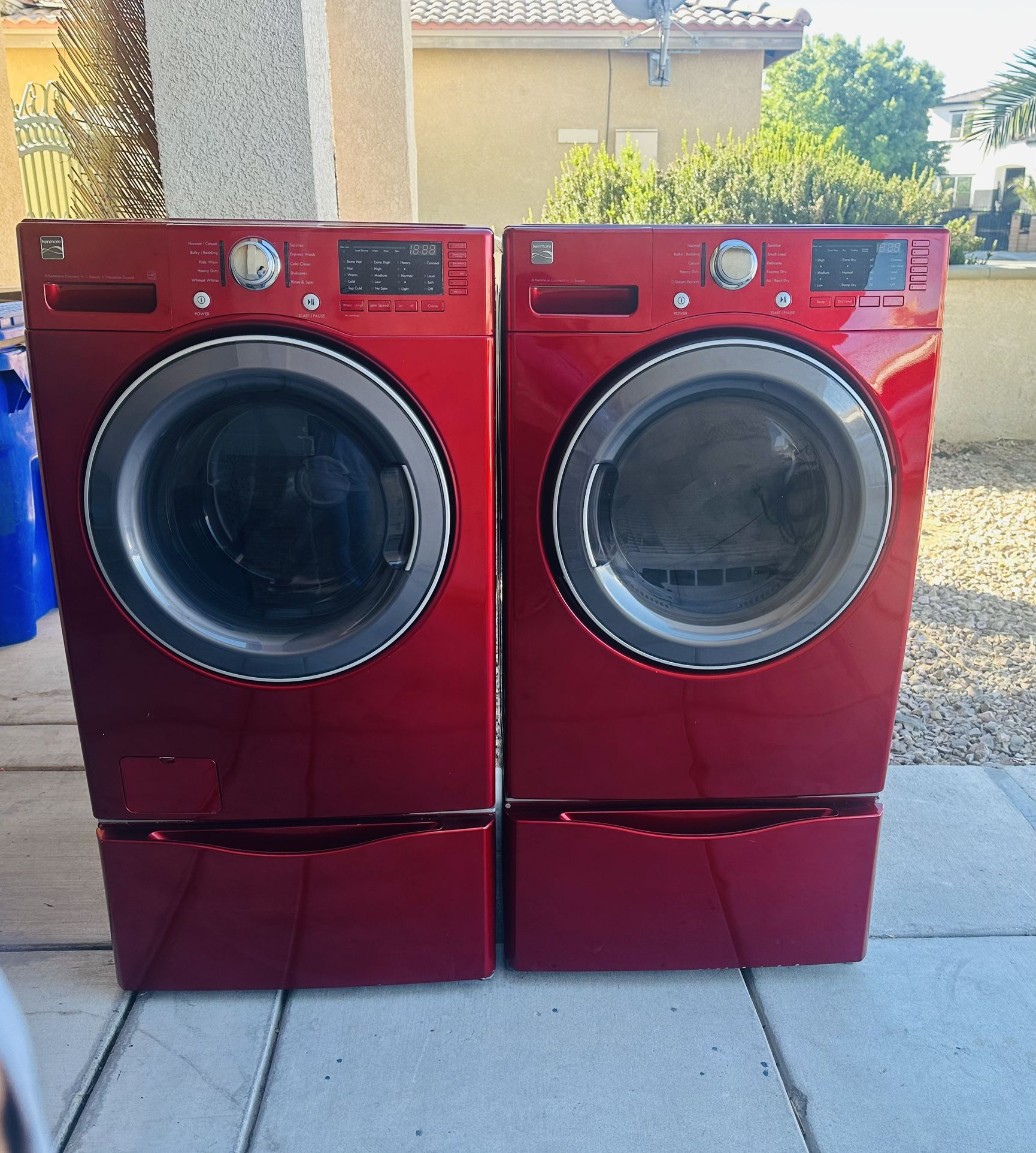 Kenmore Washer And Dryer With Shoe Rack $540 For The Set