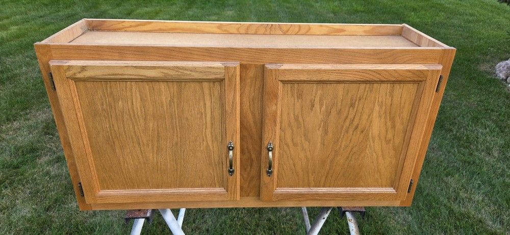 Oak Kitchen Cabinet Garage Shelf Storage