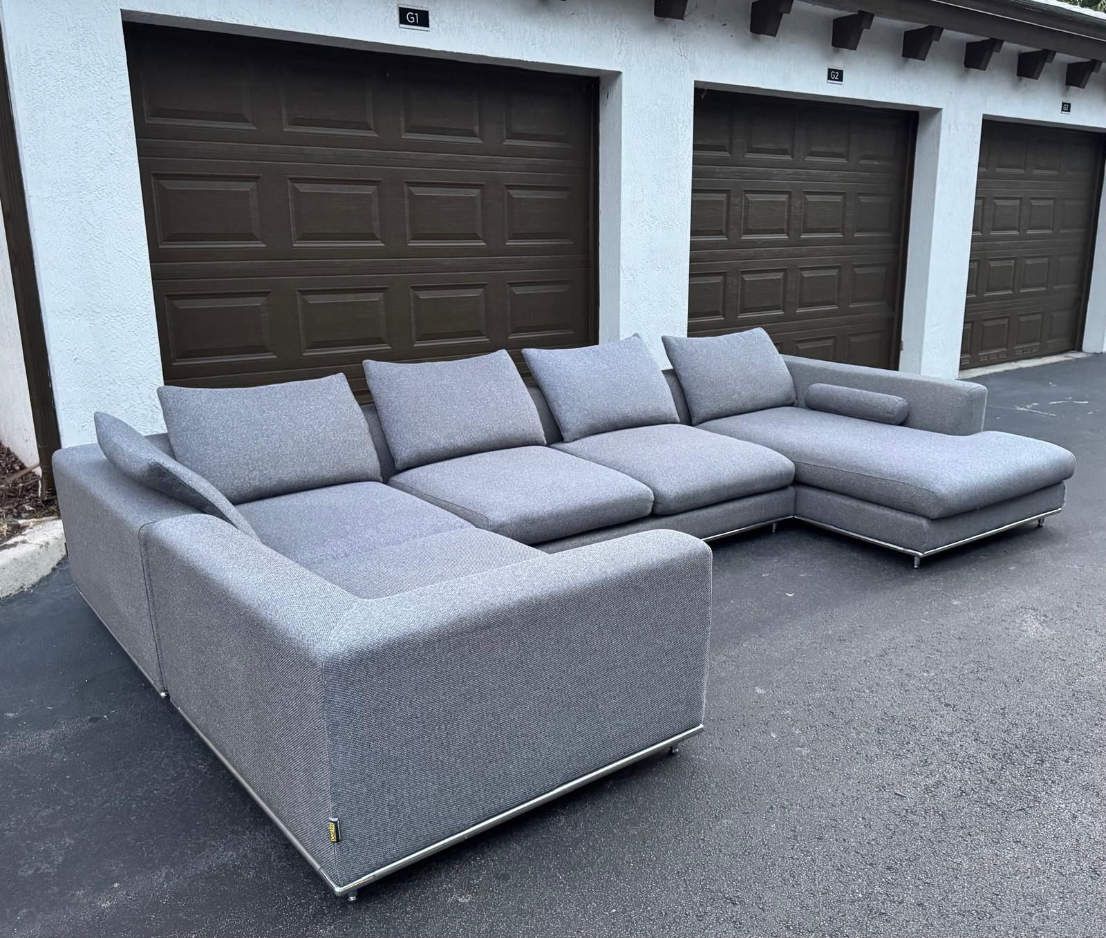 🛋️ Sofa/Couch Sectional - Modular - Linen - Perazzi - Delivery Available 🚛