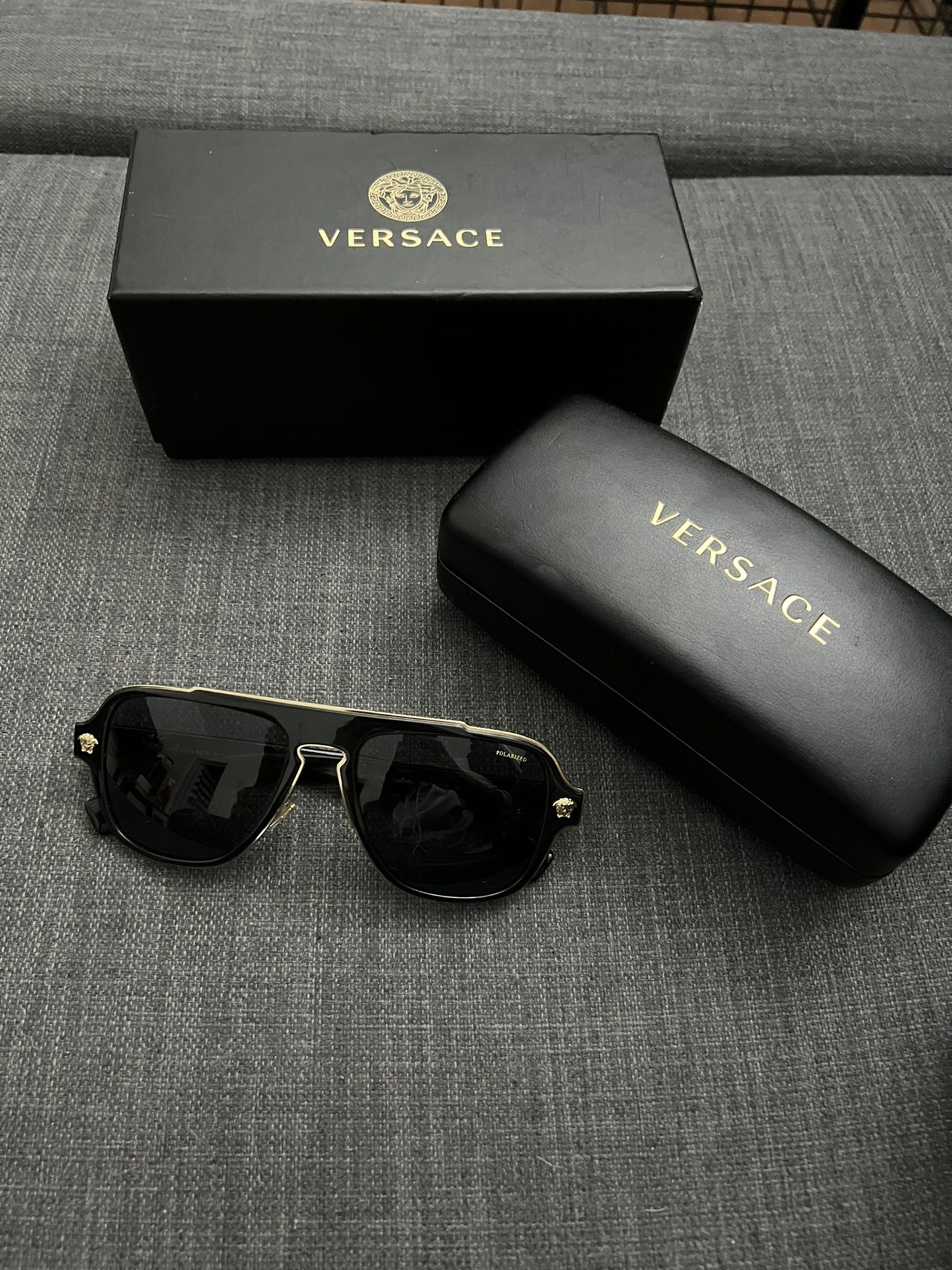 Versace VE2199 MEDUSA CHARM Square Sunglasses For Men for