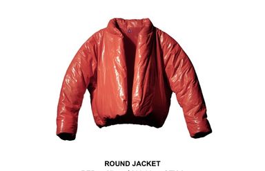 YZY Round Jacket Red Valentines Sale