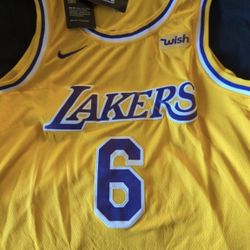 Lebron James Lakers Youth Kids Size Xl