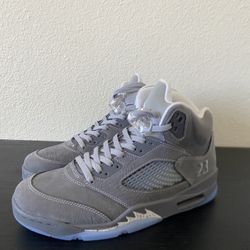 Jordan 5 Wolf Grey Size 10.5 Clean Retro Sneakers Men’s Shoes